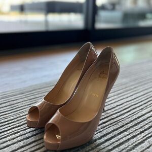 Christian Louboutin Brown Stiletto Heels